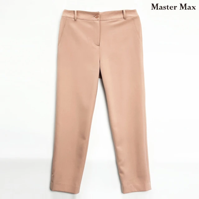 【Master Max】彈性素面軟料九分西裝褲(8313028)