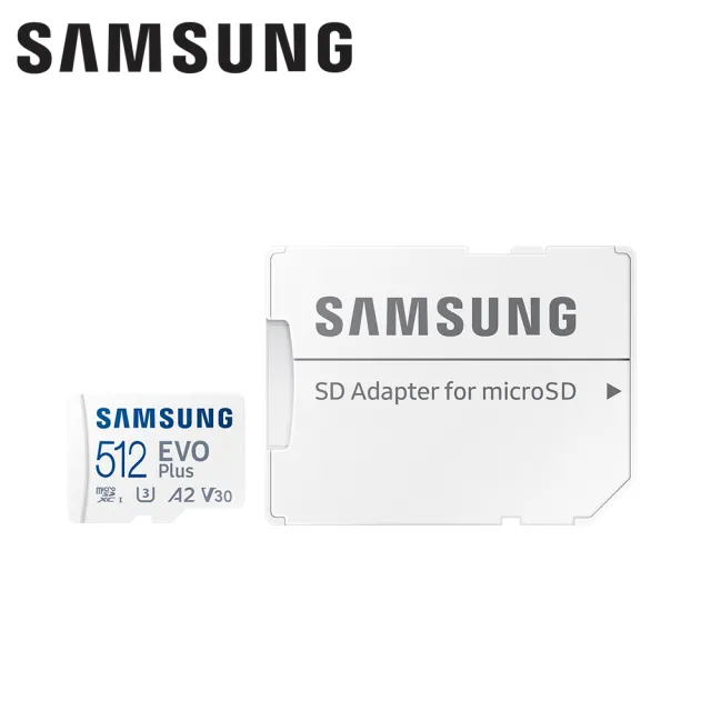 【SAMSUNG 三星】2021 EVO Plus microSD 512GB 記憶卡