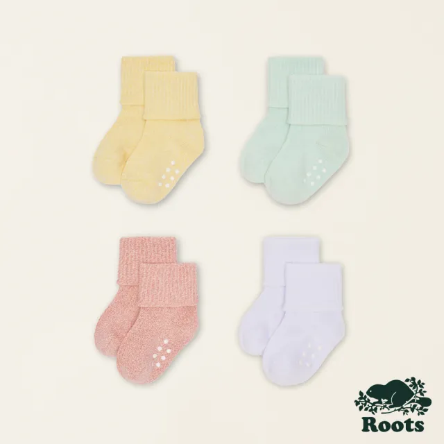 【Roots】Roots 嬰兒- BABY FIRST SCOK襪-4入組(拼色)