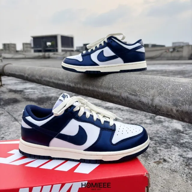 NIKE 耐吉】Nike Dunk Low Vintage Navy 奶油底海軍藍(FN7197