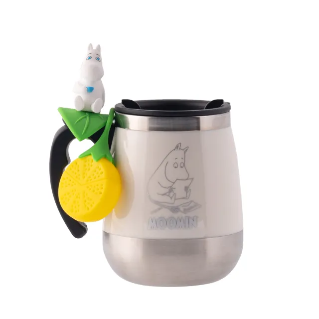 【PO:Selected】丹麥POxMOOMIN不鏽鋼兩用咖啡泡茶胖胖杯450ml(共4色)