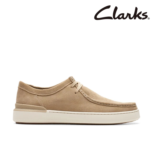 Clarks 男鞋 Courtlite Run 時尚綁帶充孔