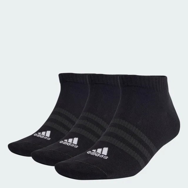 【adidas 愛迪達】低筒襪 3 雙入 男/女 IC1336