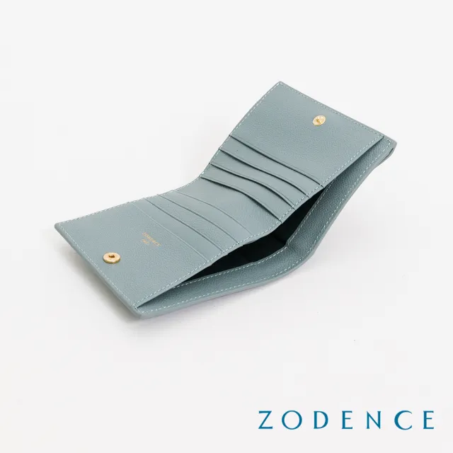 【ZODENCE 佐登司】CELINE進口牛皮簡約短夾(多色)