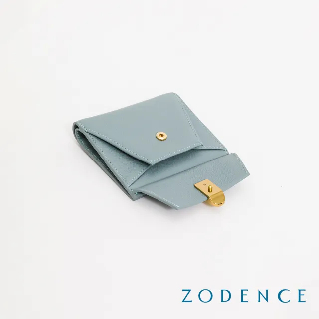【ZODENCE 佐登司】CELINE進口牛皮簡約短夾(多色)