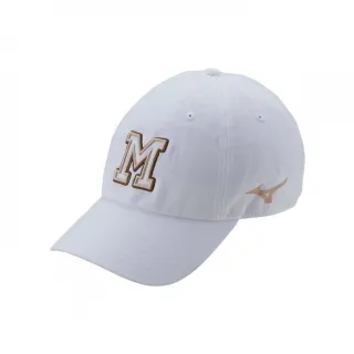【MIZUNO 美津濃】帽子 棒球帽 運動帽 遮陽帽 白 32TW200401