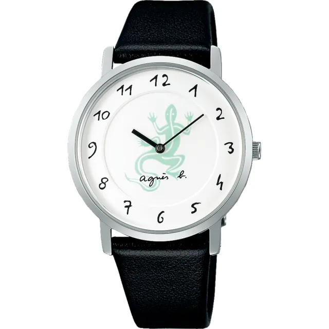 【agnes b.】marcello 35週年限量款霓虹腕錶-34mm(VJ20-KVP0Z/BJ5024X1)