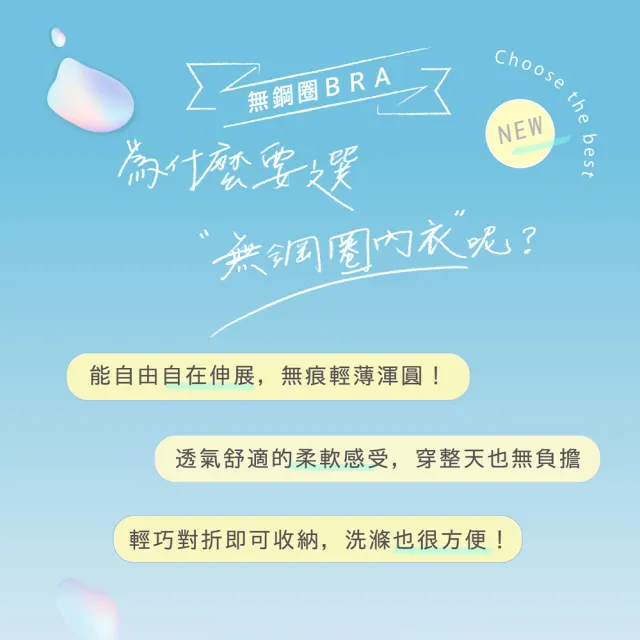 【Wacoal 華歌爾】無鋼圈自由美 D:4L/F:M-3L罩杯內衣 VBB253CD(澗水藍)