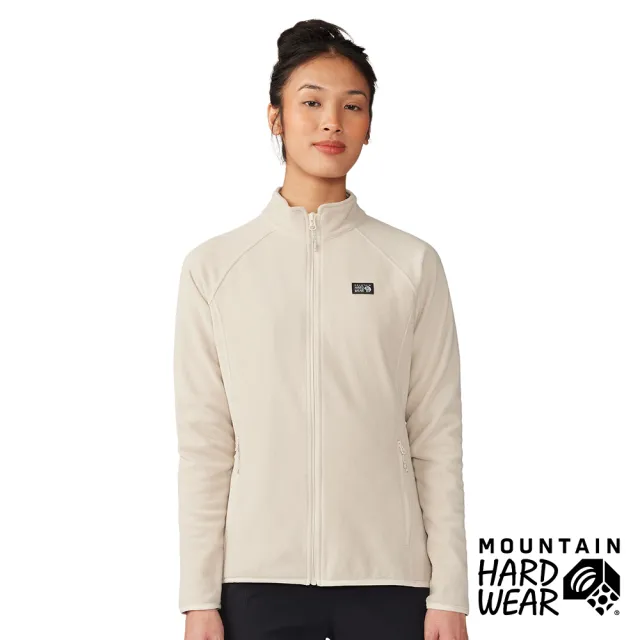 【Mountain Hardwear】Microchill™ Full Zip Jacket W 保暖刷毛立領外套 女款 貝殼白 #2048271