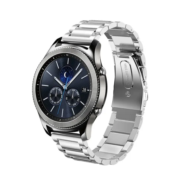 【Timo】SAMSUNG三星 Galaxy Watch 46mm通用 不鏽鋼金屬錶帶(錶帶寬度22mm)
