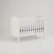 【Lebaby 樂寶貝】Cloud雲朵三合一嬰兒床＋剎車腳輪 不含床墊(嬰兒床/成長床/美式小沙發)
