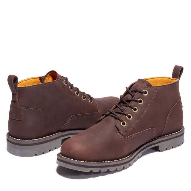 【Timberland】男款深棕色防水中筒靴(A44MGV13)