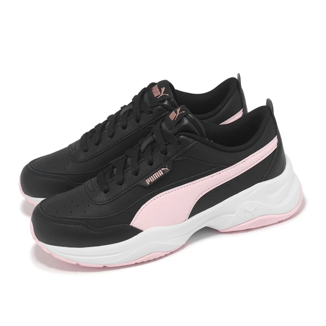 PUMA 休閒鞋 Cilia Mode 女鞋 厚底 增高 老爹鞋 黑 粉紅(371125-19)