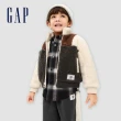 【GAP】男女幼童 Logo仿羊羔絨立領外套-多色可選(841029&841166)