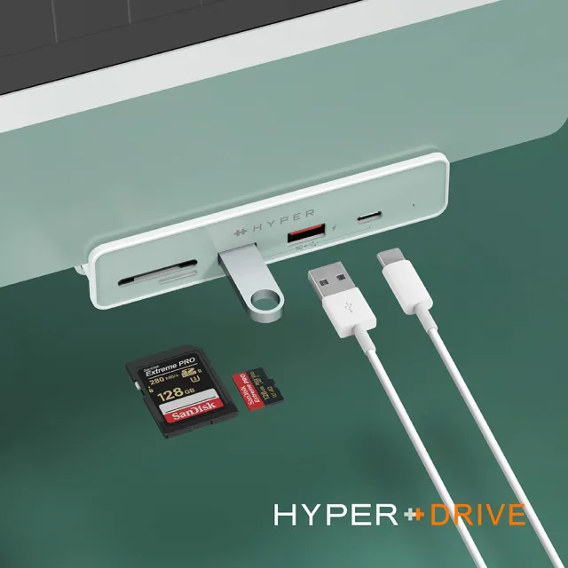 【HyperDrive】6-in-1 iMac USB-C Hub(適用M1/M2/M3 iMac 24)