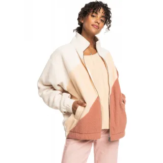 【ROXY】女款-COUNT THE REASONS 刷毛外套-米色(ERJPF03149-01)