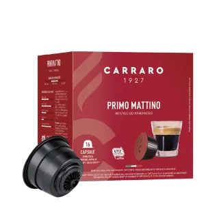 【CARRARO】義式晨光 Primo Mattino 咖啡膠囊(16顆/盒 雀巢 Dolce Gusto 咖啡機專用)