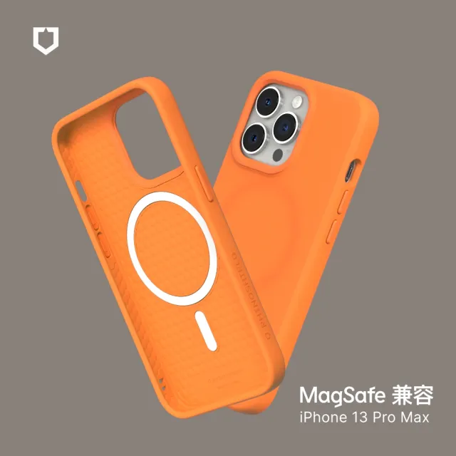 【RHINOSHIELD 犀牛盾】iPhone 13 Pro Max 6.7吋 SolidSuit MagSafe兼容 磁吸手機保護殼(經典防摔背蓋殼)