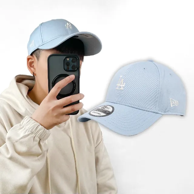 【NEW ERA】棒球帽 Color Era 藍 白 940帽型 可調式帽圍 洛杉磯道奇 LAD 老帽 帽子(NE14148153)