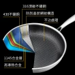【shimizu 清水】核晶316不鏽鋼不沾平底鍋-無蓋29CM(頂級316不鏽鋼)