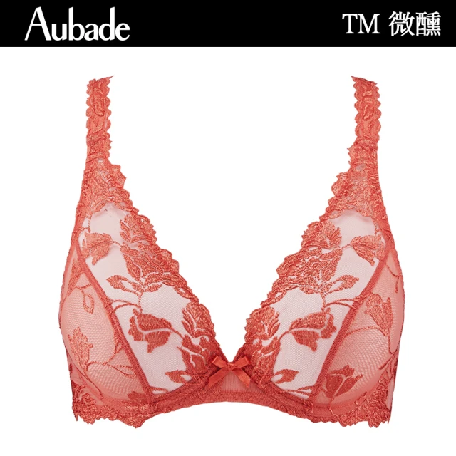 Aubade 微醺水滴刺繡無襯內衣 舒適內衣 法國進口 女內衣(TM-多色)