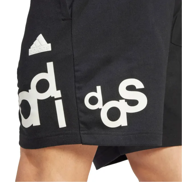 【adidas 愛迪達】運動短褲 BL SHT Q1 GD 男 - IP3801
