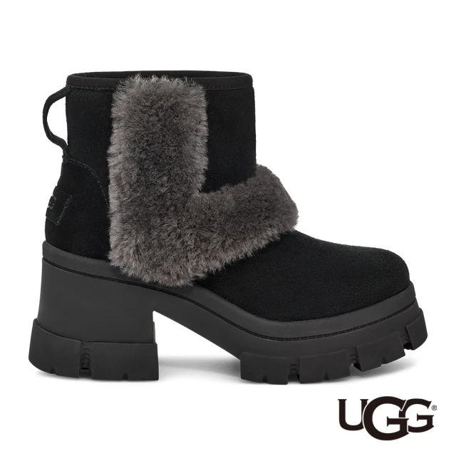 UGG 女鞋/靴子/厚底靴/雪靴/Brooklyn Sunburst(黑色-UG1145710BLK)
