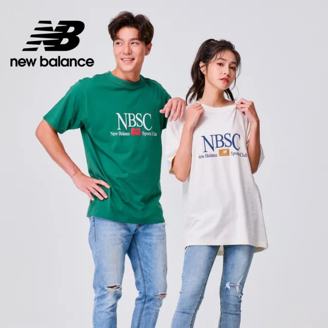 【NEW BALANCE】NB NBSC休閒短袖上衣_男裝_米色_MT31558OTH(美版 版型偏大)