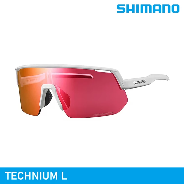 城市綠洲 SHIMANO TECHNIUM L 太陽眼鏡 / 霧面白(墨鏡 自行車眼鏡 單車風鏡)
