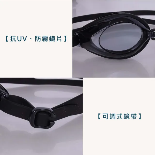 【SPEEDO】日本製成人運動泳鏡EDGE-抗UV 防霧 蛙鏡 游泳(SD800390210759)