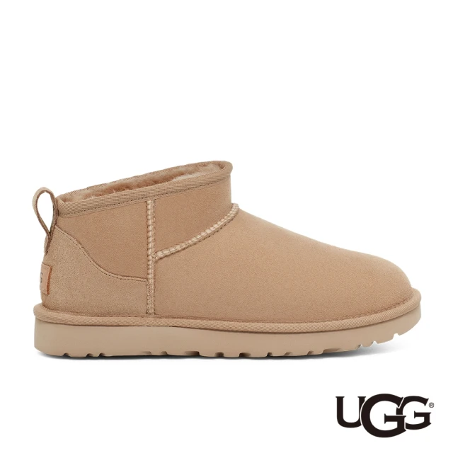 【UGG】女鞋/靴子/女靴/雪靴/Classic Ultra Mini(焦糖棕-UG1116109SAN)