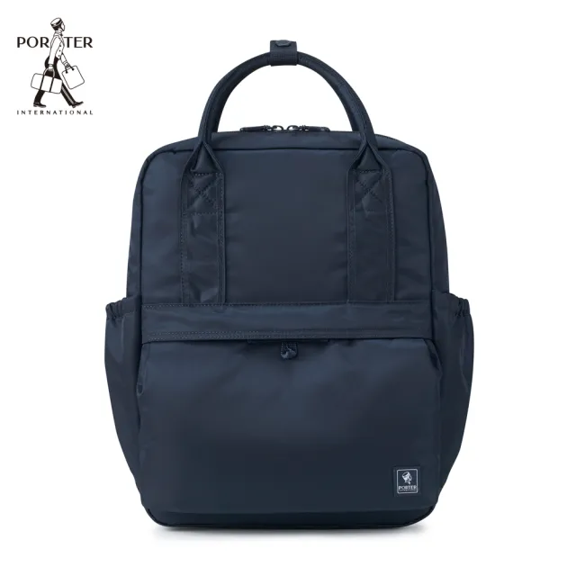 PORTER INTERNATIONAL】極速快取POP雙層後背包(墨藍) - momo購物