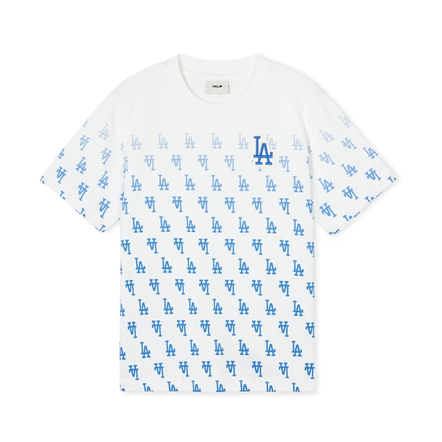 MLB 童裝 短袖T恤 Monogram系列 洛杉磯道奇隊(7ATSM0343-07WHS)