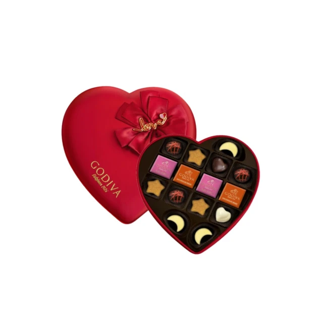 GODIVA 巧克力心形禮盒19顆裝(買一送一)