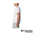 【Columbia 哥倫比亞 官方旗艦】男款-鈦 Summit Valley™超防曬UPF50快排短袖上衣-白色(UAE47860WT/IS)
