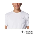 【Columbia 哥倫比亞】男款-鈦 Summit Valley™超防曬UPF50快排短袖上衣-白色(UAE47860WT/IS)