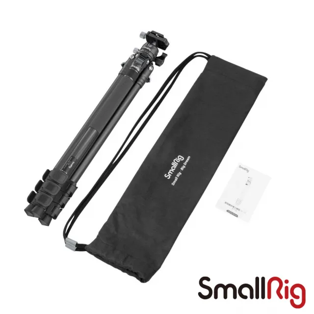 【SmallRig 斯莫格】4060 AP-10 輕型碳纖維三腳架(公司貨)