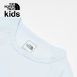 【The North Face 官方旗艦】北面兒童藍色吸濕排汗舒適透氣短袖T恤｜87Z6O0R