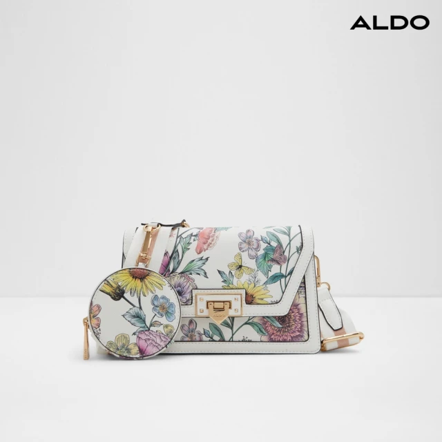 ALDOALDO TRAVELLY-獨特奔放活潑的印花斜背包(混色花)