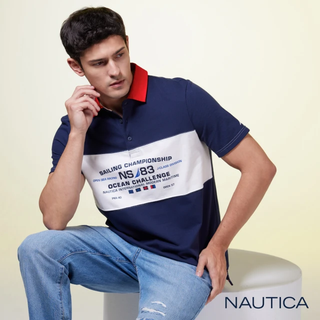 NAUTICA 男裝 Miami Vice聯名款LOGO短袖