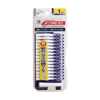 【JACKS】日本 DENTALPRO I型牙間刷1號-SSS(15入裝/平輸商品)