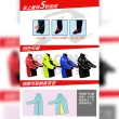 【天德牌】R5側開式背包版兩件式風雨衣(超值組合-買雨衣贈送自動傘)