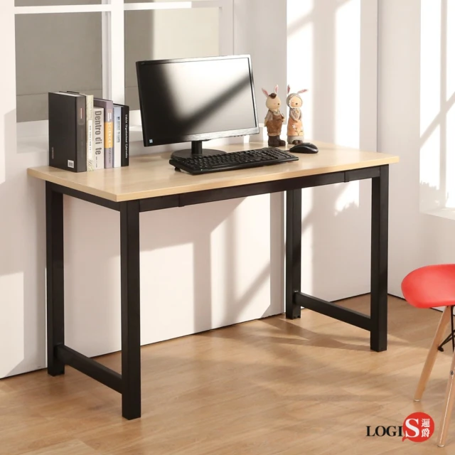 LOGIS 極簡工業風黑腳桌(工作桌 長桌 電腦桌 辦公桌)
