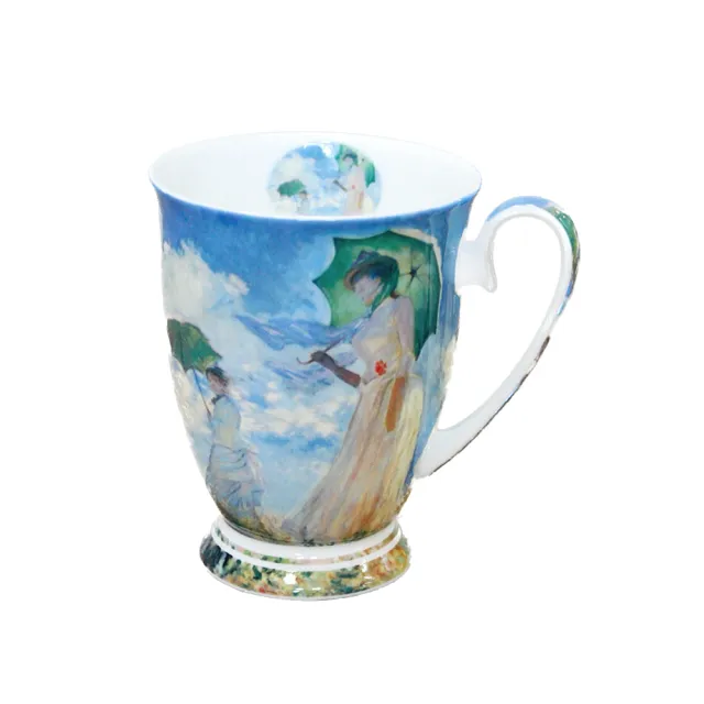 【Royal Duke】油畫系列骨瓷皇室杯365ML(多款任選 馬克杯 咖啡杯 骨瓷 馬克杯 杯 杯子 水杯)