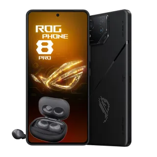【ASUS 華碩】ROG Phone 8 Pro 5G 6.78吋(16G/512G/高通驍龍8 Gen3/5000萬鏡頭畫素/AI手機)(真無線耳機組)