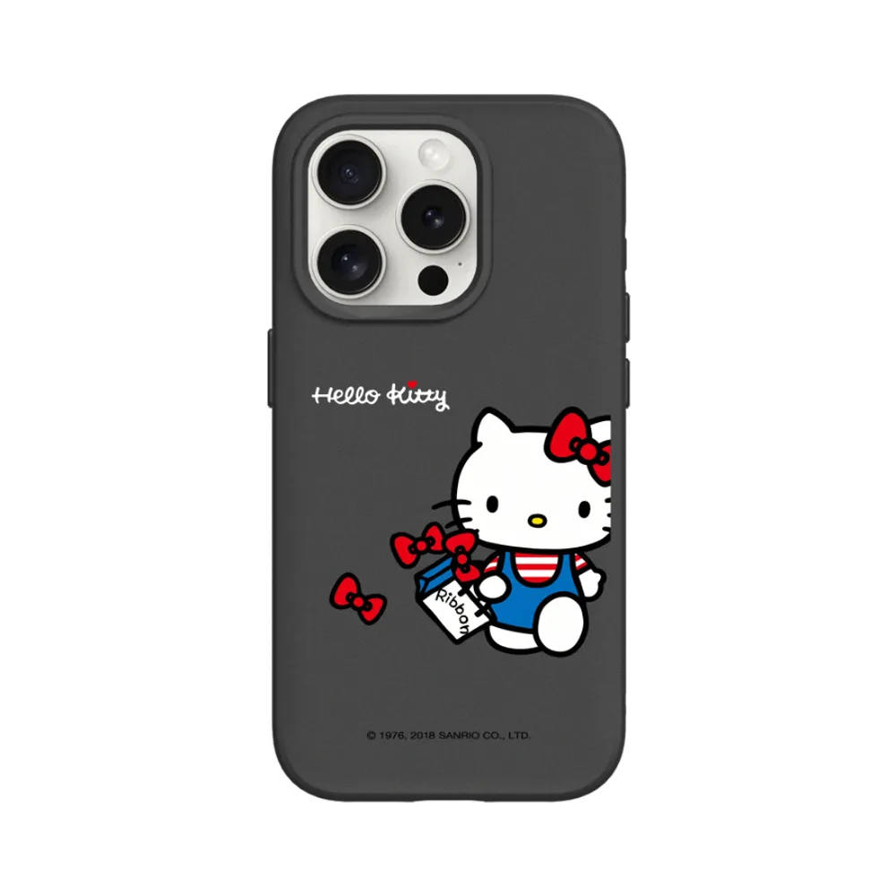 【RHINOSHIELD 犀牛盾】iPhone 15系列 SolidSuit MagSafe兼容 磁吸手機殼/Shopping day(Hello Kitty)