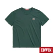 【EDWIN】男裝 人氣復刻款 經典小紅標徽章短袖T恤(深綠色)