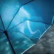 【大振豐】KIULA 波紋印象派 環保錦緞雙層 自動直傘(抗UV 晴雨兩用 環保傘)