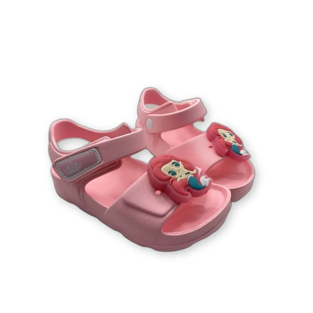 【Disney 迪士尼】MIT小美人魚電燈涼拖鞋(嬰幼童鞋 迪士尼童鞋)