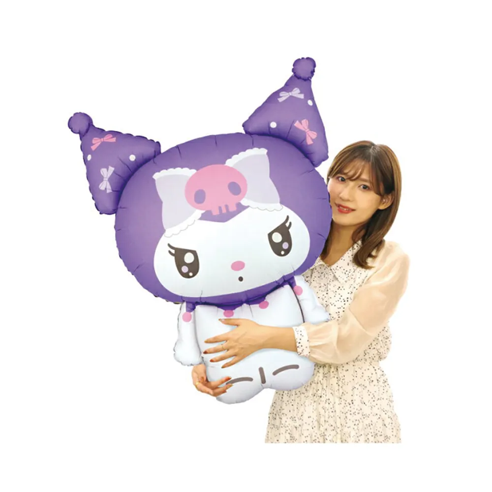 【SANRIO 三麗鷗】Sanrio 三麗鷗 生日派對造型氣球 80cm  酷洛米 美樂蒂 大耳狗(還有蝴蝶結版唷)